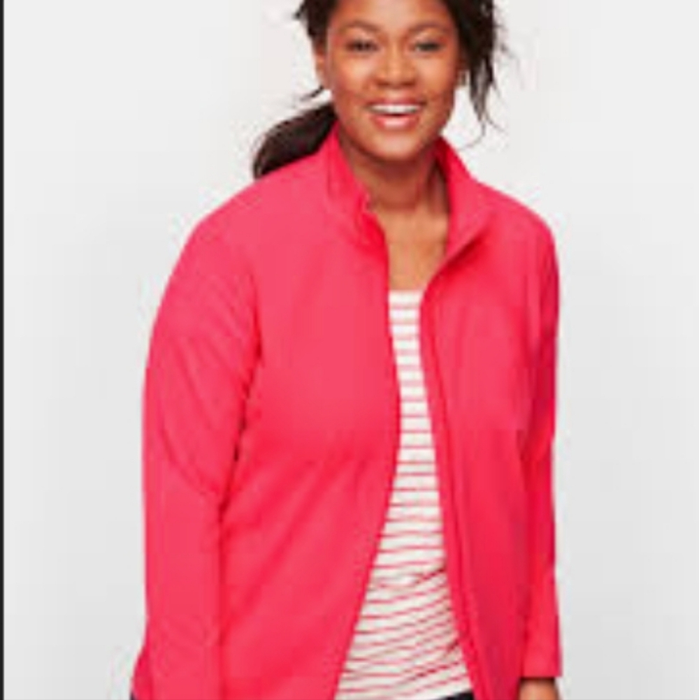T by Talbots Pink Utility Jacket, 2XP
